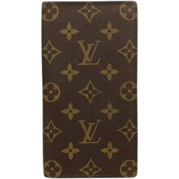 (L1) Louis Vuitton Wallet Long Brown Monogram - Picture 1 of 9